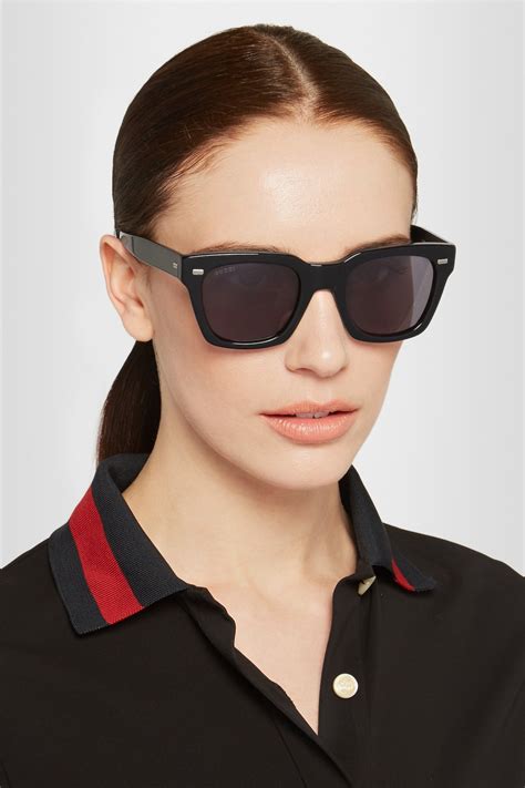 acetate square sunglasses gucci